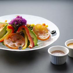 Great MIX Salad ~Two Kinds of Dressing~