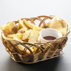 French fries with fluffy skin