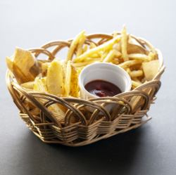 French fries half & half