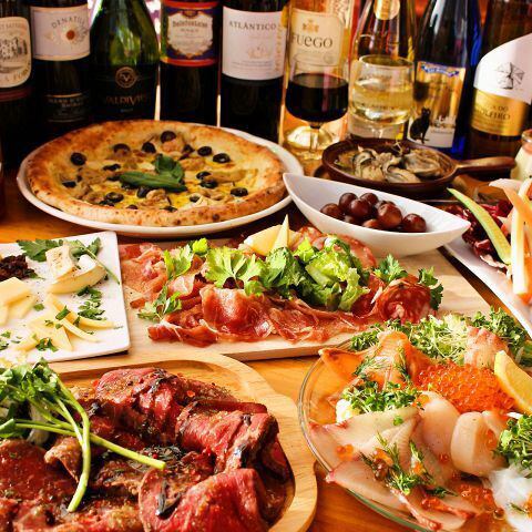 リーズナブルなお値段で当店自慢の料理とお酒を心ゆくまで満喫