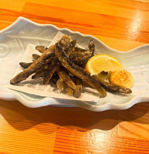どじょうの唐揚げ

#どじょう 
#どんびき 
#おつまみ
