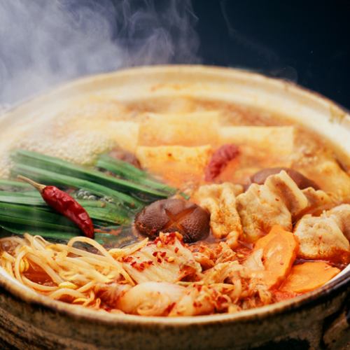ピリ辛！韓国風キムチチゲ鍋