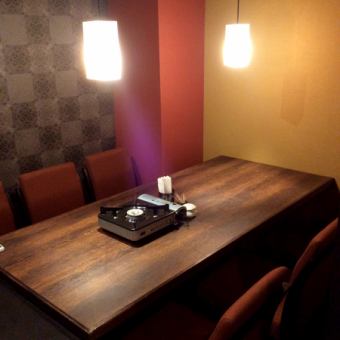 [Private room (table seats)] A table private room that is also recommended for concluding and meeting both families