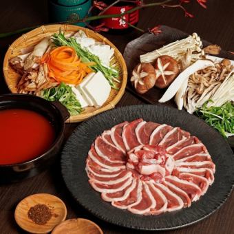 [Duck Shabu-Shabu Course] Perfect for winter (2 hours all-you-can-drink, 90 minutes last order)