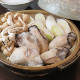 Oyster miso hotpot