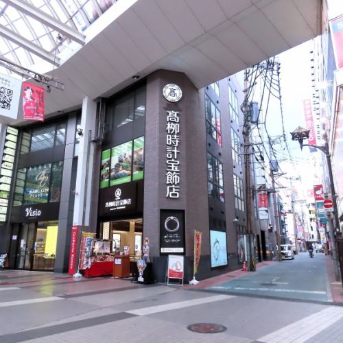 熊本市内のメインストリートで上質なお肉を堪能！