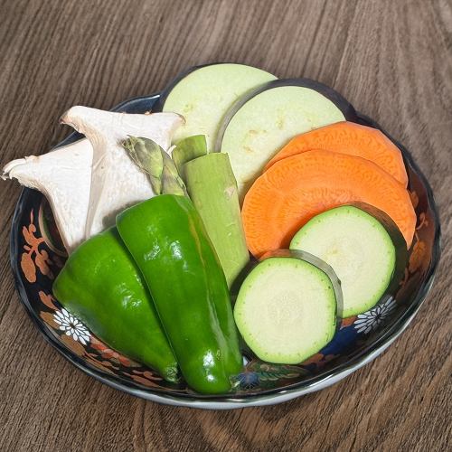 季節の熊本産焼き野菜