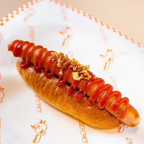 こだわりのホットドッグ