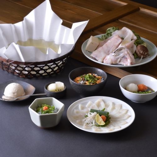 ◎Top quality◎ [Natural Tiger Pufferfish] Natural Gen Course ≪5 dishes in total≫