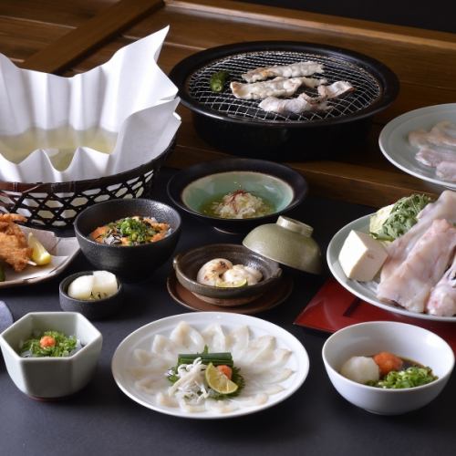 ◎Top quality◎ [Natural Tiger Pufferfish] Natural Genyagen Course ≪8 dishes in total≫