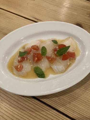 Today's fresh fish carpaccio (3 slices)