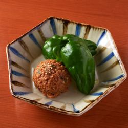 meat miso peppers