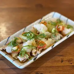 鶏ハラミガリバタポン酢