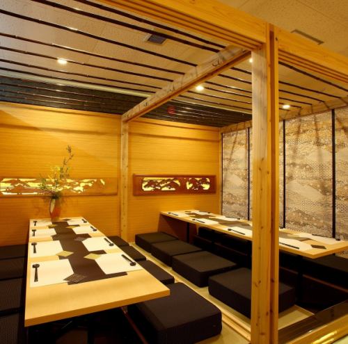 Banquet in a spacious private room! We can guide up to 24 people ♪