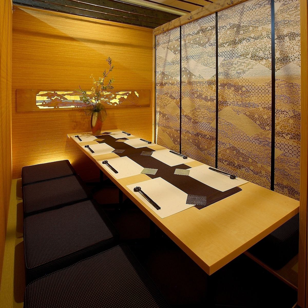 [All seats in private rooms] Enjoy exquisite cuisine made with ingredients from Kyushu!