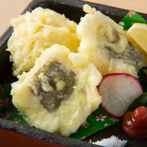 Conger eel tempura