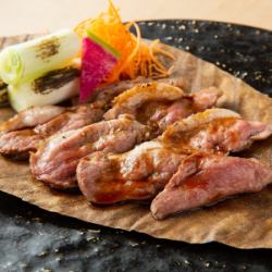 Kyoto duck grilled on magnolia leaves