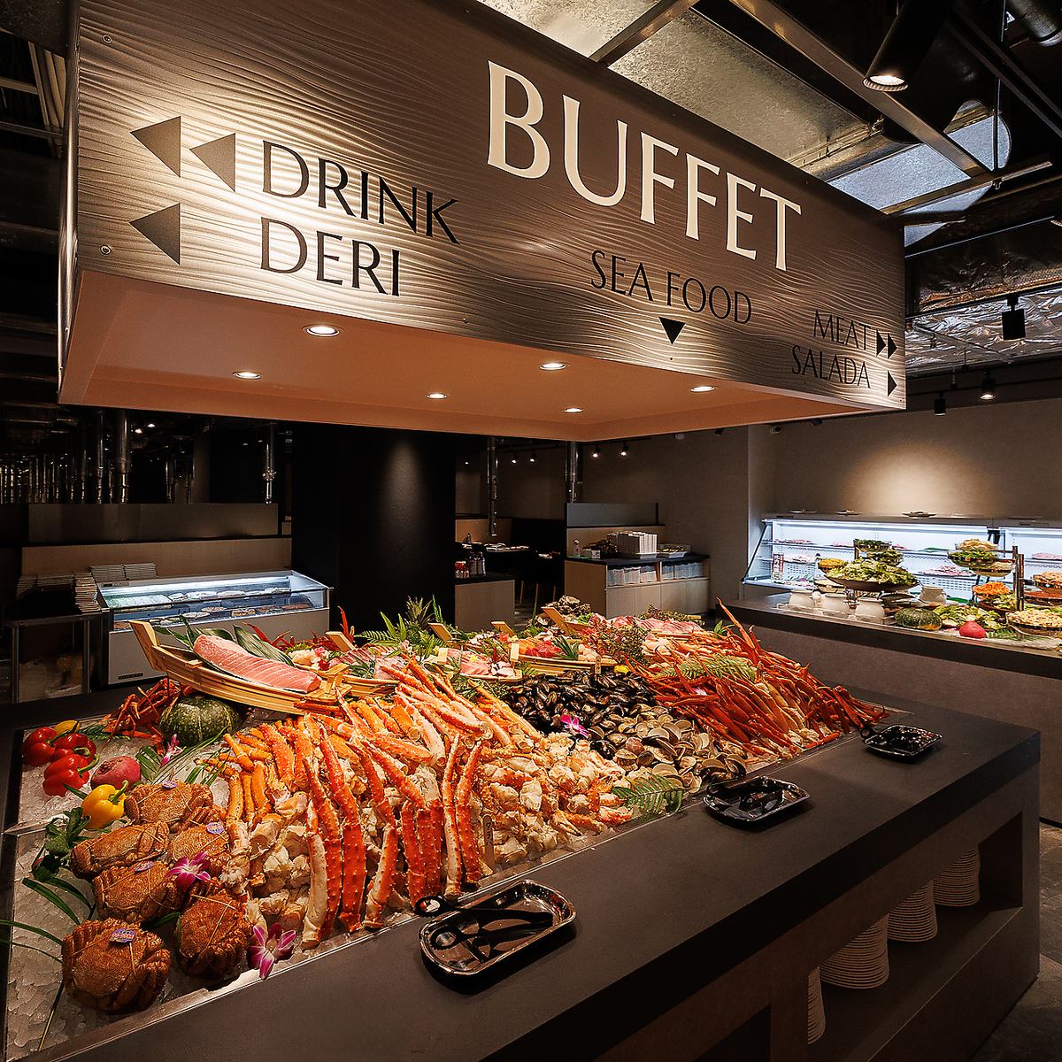 Japan's largest buffet dining! All-buffet style★