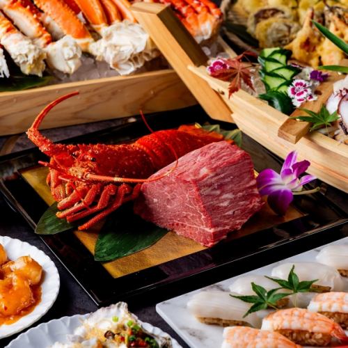 【탁상 볶음 프리미엄】<120분제> 흑모 와규・운탄의 이세 새우 첨부!