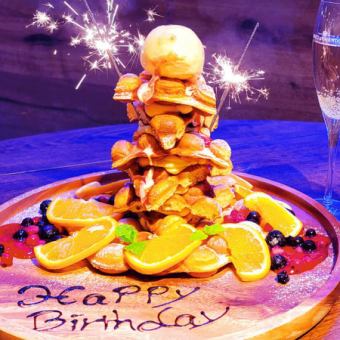 【生日·周年纪念日！庆祝套餐】8道菜+120分钟无限畅饮+生日蛋糕+相框