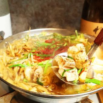 Limited-edition New Year's and Year-End Party Course with your choice of blissful hotpot [Includes 120 minutes of all-you-can-drink, including draft beer]