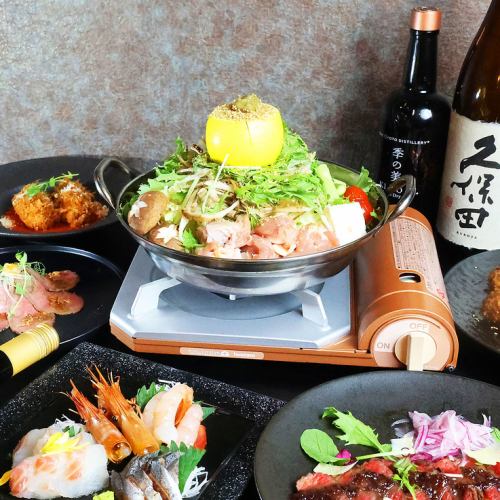 ●Kyoto-style chicken and yuzu vegetable hotpot●