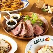 土日祝限定！【2時間飲み放題付】貸切可◎リブロースステーキを堪能「5,000円コース」《全7品》