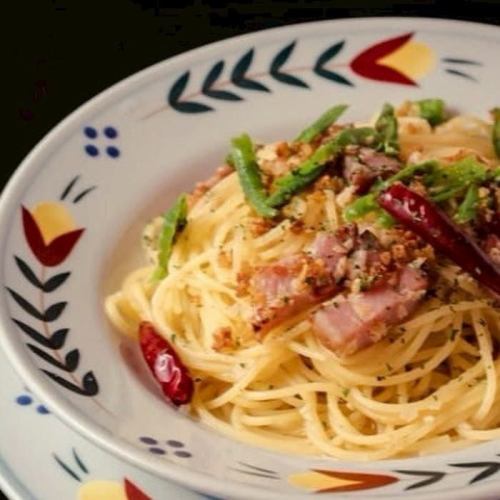 青唐辛子のペペロンチーノ