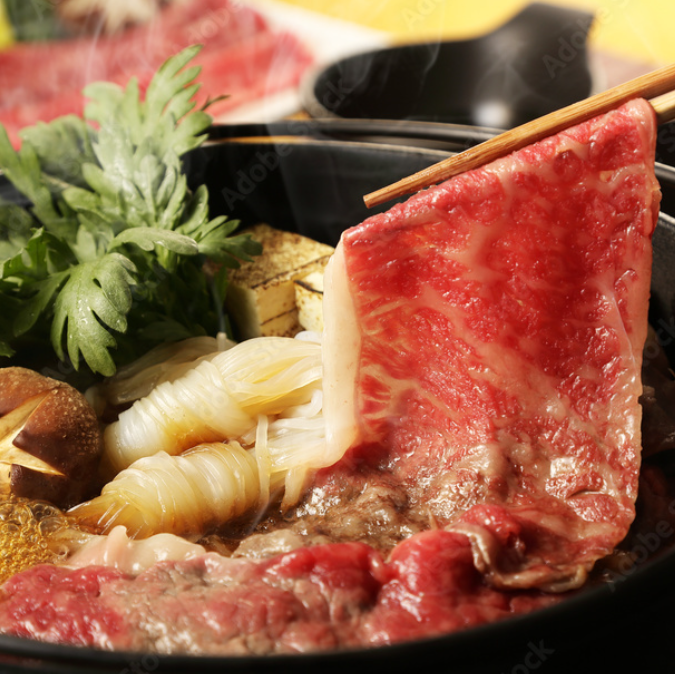 岩手の和牛を使った『すき焼き』『しゃぶしゃぶ』が人気な居酒屋