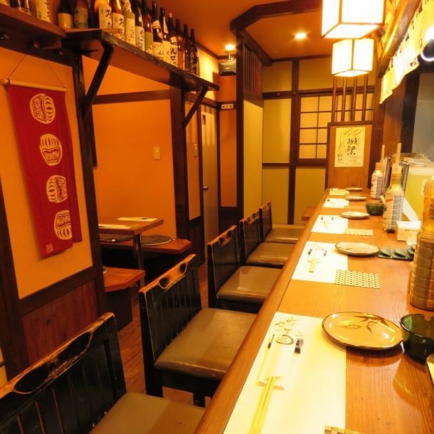 We have counter seats, table seats and tatami mat seats ♪ We also accept reservations for reservations (up to 15 people), so please contact us as soon as possible! [Thorough infectious disease countermeasures] Alcohol at the entrance We have installed a disinfectant solution, and our customers also cooperate in disinfecting their hands.
