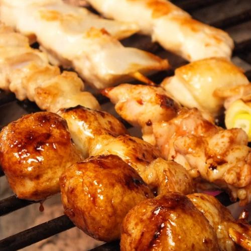 【Authentic charcoal grilled yakitori shop】 Even Takatsuki is popular for many years!