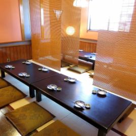 Tatami seating where families can relax and unwind!