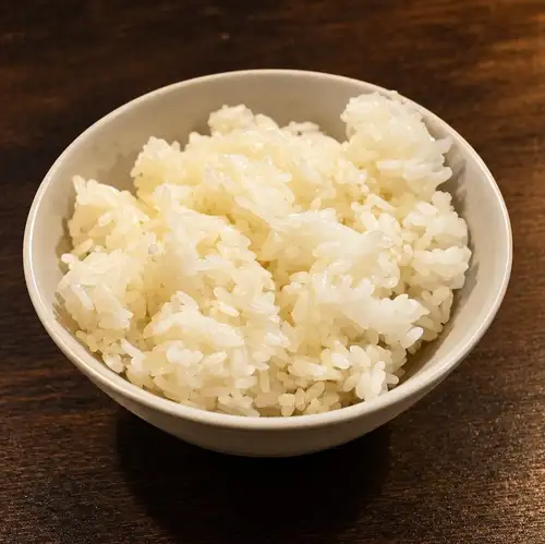 흰색 밥