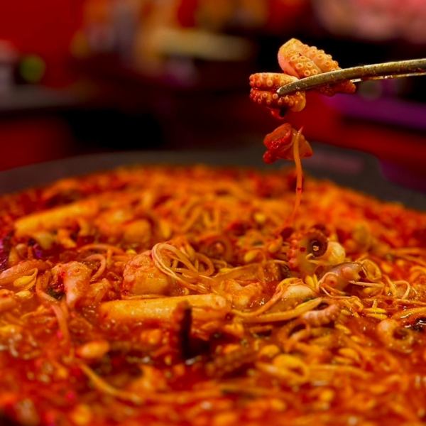 Korean-style spicy stir-fried octopus "Chukmi"
