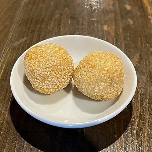 1 sesame dumpling