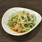 ネギたっぷり！ピリ辛鶏皮ポン酢