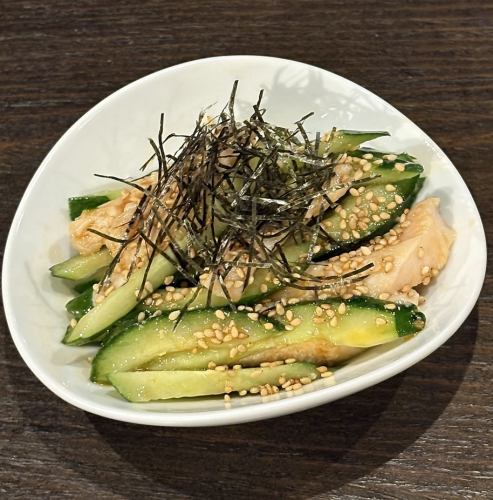 닭과 오이의 수제 라유