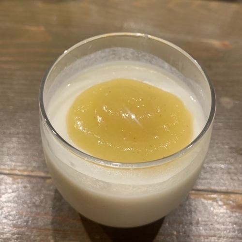 レモン杏仁豆腐