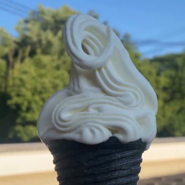 グラスde最高峰の生ソフトクリーム