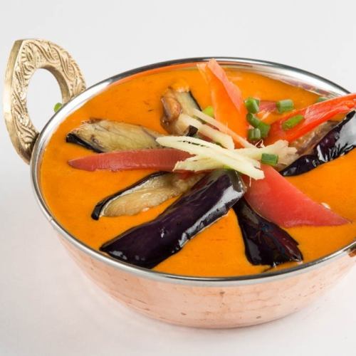 Chana Masala/Albeigan/番茄素食