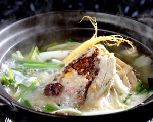 Medicinal food dogen samgyetang~samgyetang~