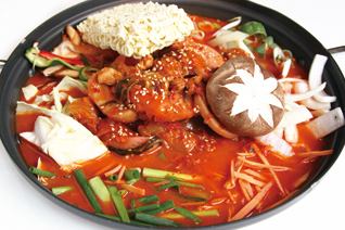 Seafood hot pot