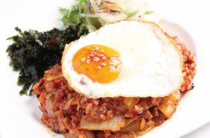 Miya special Amakusa pork kimchi fried rice