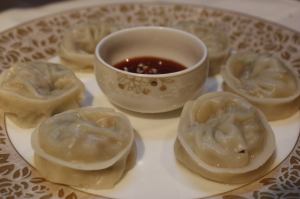 Korean-style homemade steamed dumplings (pork/kimchi/chili pepper)