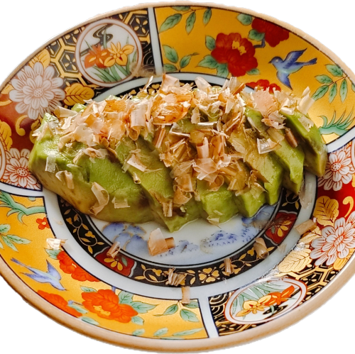 鰹節香る漬けアボガド