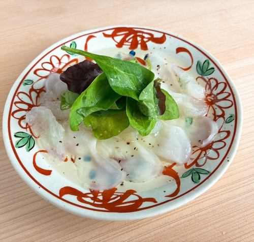 水タコとクラゲのカルッパッチョ