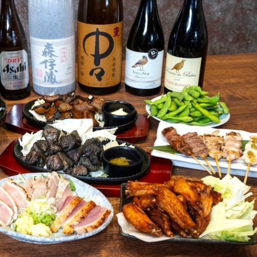 <Great value for money!> Enjoy one of four courses to suit your needs: a quick drink, a drinking party, or a banquet. From 4,200 yen (tax included)