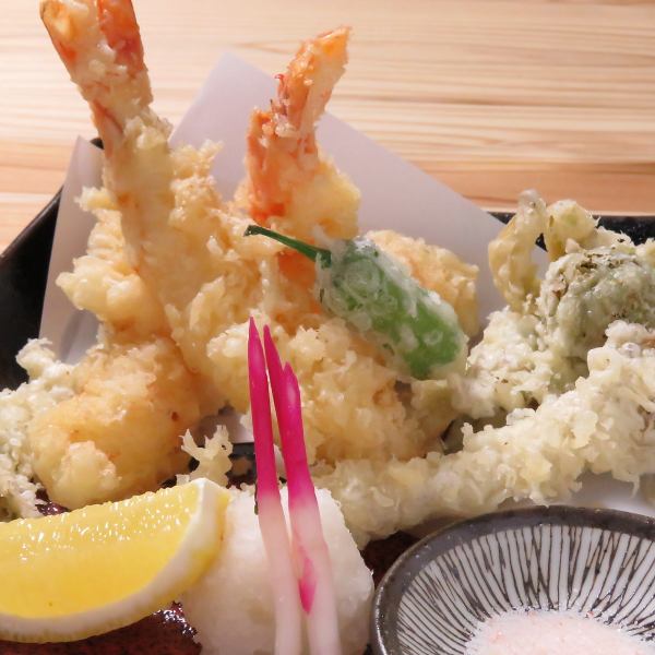 [Daily Seafood] Sashimi and Tempura
