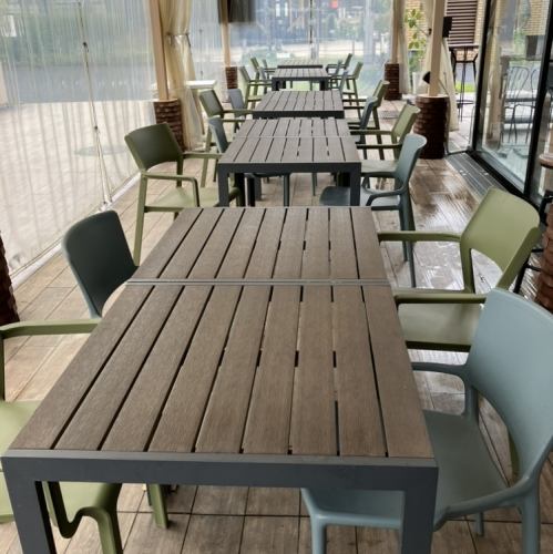 Enjoy a stylish lunch on the open terrace