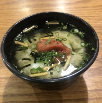 お茶漬け　梅